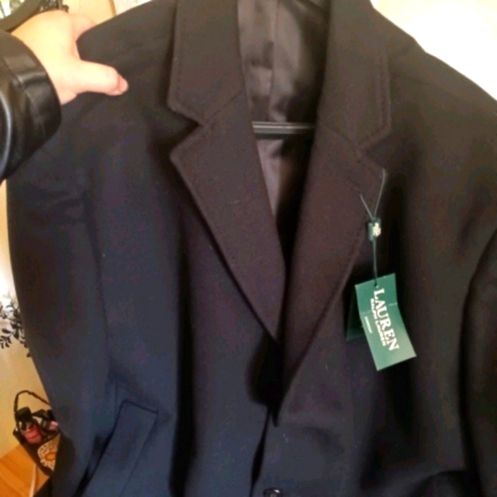 Men's Ralph Lauren designer peacoat nwt size 56